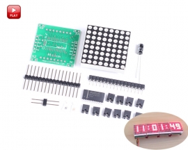 ICStation 8x8 Red LED Light Lamp Display Dot Matrix Module Panel DIY Kits
